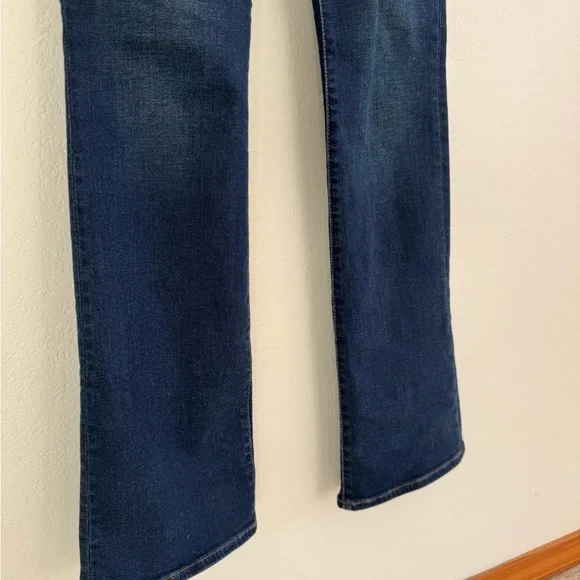 27 Tall Madewell Skinny Flare Dark Blue Flare Jeans